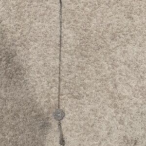 Silver Pendant Necklace with Tassel